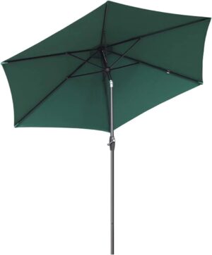 Sekey 2.7m Green Garden Parasol Patio Umbrella UV50+ Crank Tilt Ø38mm