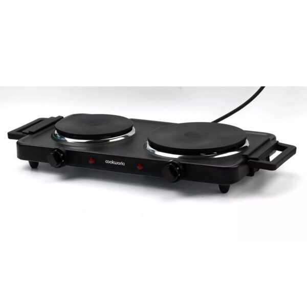 Cookworks 2500W Double Hotplate – Tabletop
