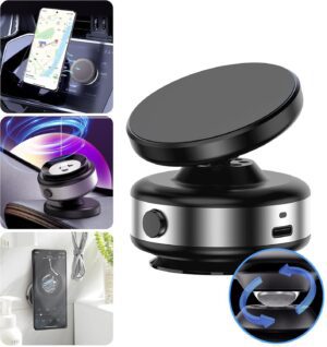 Foluu Magnetic Car Phone Holder – 360° Rotatable