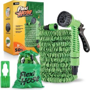 Flexi Expandable Garden Hose 50FT – Green
